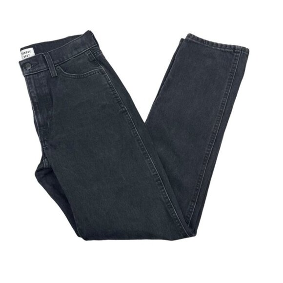 SUNDAY BEST Aritzia High Rise Tapered Leg Jean Sz 2 - Picture 4 of 9